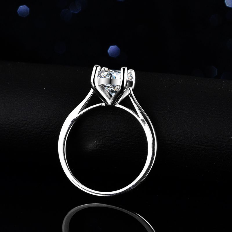 Tancise Classic Moissanite Sier Ring Ladies Jewelry Wedding Promise Party Gift_voghion.com