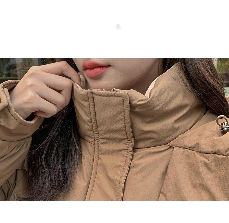 Nuovo piumino da donna di 24 anni, corto e corto, giacca in cotone versione coreana, giacca con cappuccio per studenti dalla vestibilità ampia_voghion.com