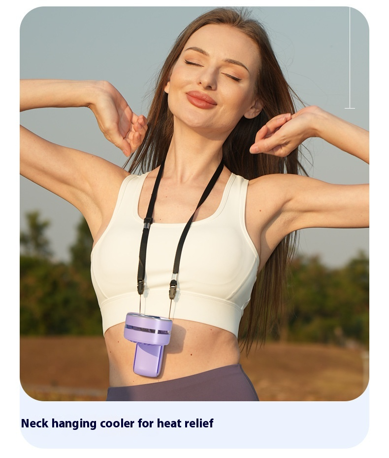 2025 New Portable Small Fan, High-speed Operation, Semiconductor Cooling, Rechargeable And Foldable, A Must For Traveling Outdoor People_voghion.com