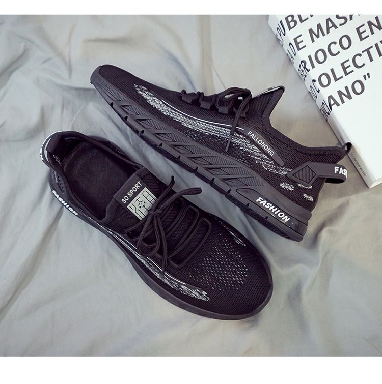 Zapatillas deportivas cómodas e informales para correr de malla transpirables de verano 2024 para hombre_voghion.com
