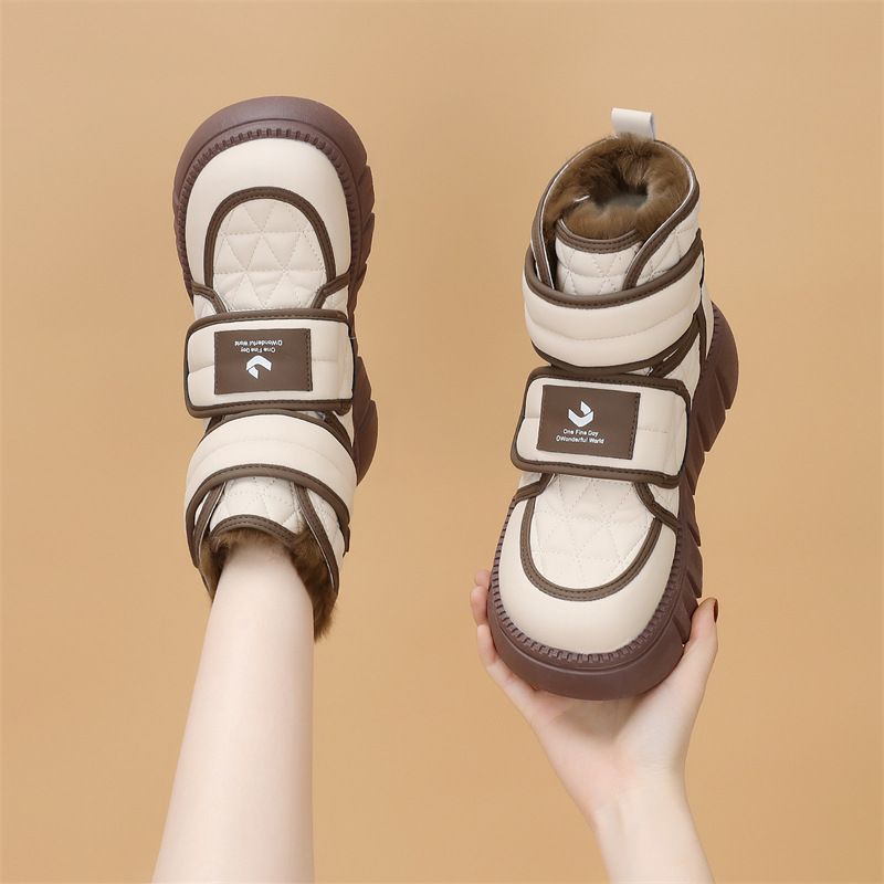 Stivali da neve da donna in vera pelle 2025, nuovi, caldi, impermeabili, antiscivolo_voghion.com