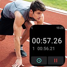 Fitness Tracker with Heart Rate Monitor, Blood Oxygen, Sleep Tracking, 42mm Smartwatch Swimming Waterproof with Pedometer for Women Men Compatible wit_voghion.com