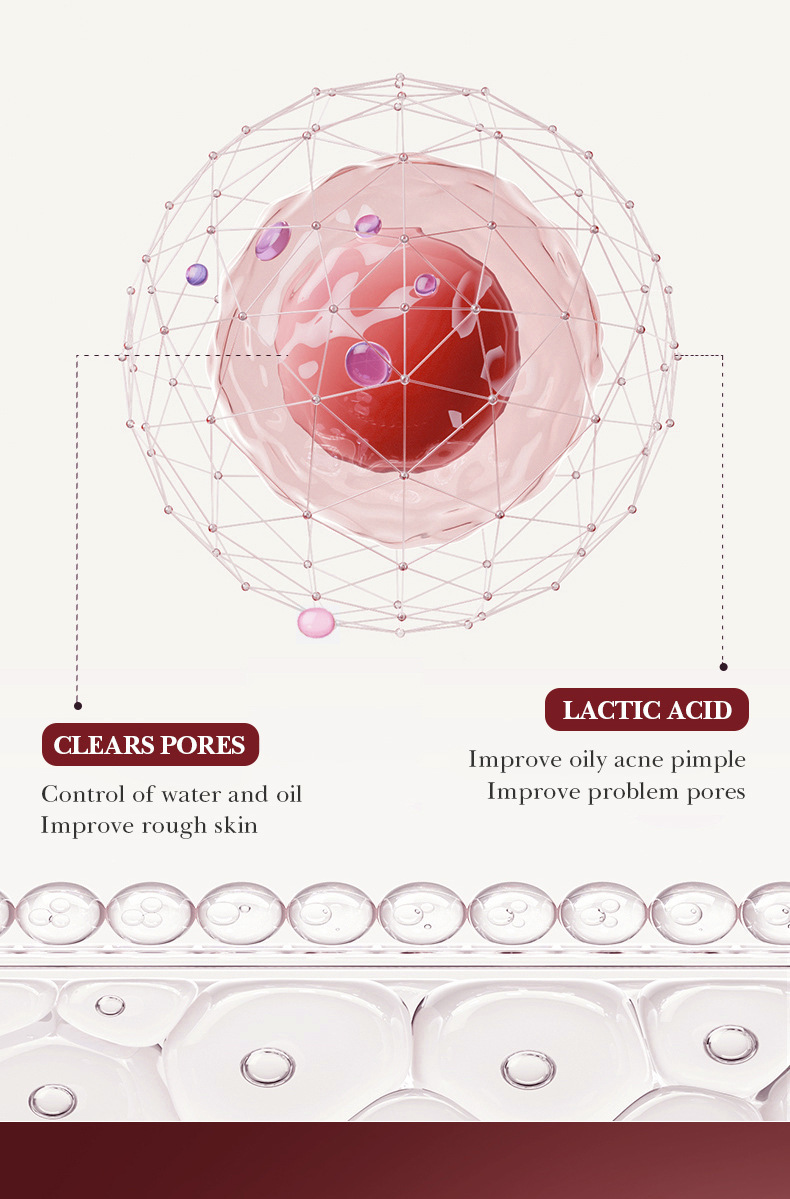 Acido SADOER Lactic Shrinks Repair essence Rimozione dell'acne Comedone Ripara i pori grossolani s_voghion.com