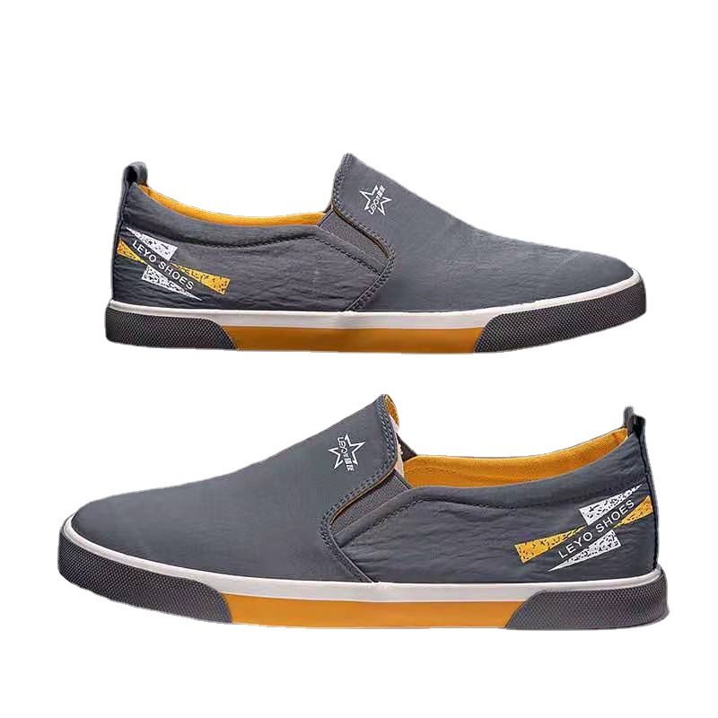 Scarpe comode in tela impermeabili, primavera/estate/autunno, guida casual, basse, tessuto per ombrelli alla moda, scarpe in tessuto con un solo piede_voghion.com