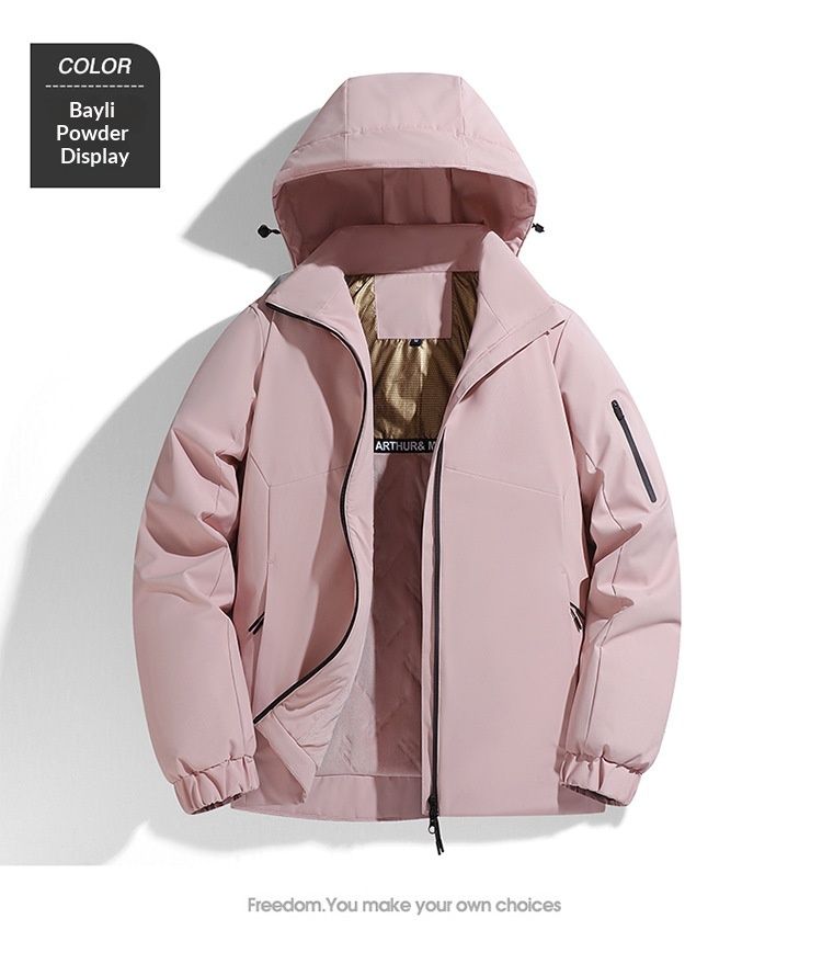 Nordmann 2025 Autumn Winter New Waterproof Windproof Warm Graphene Jacket Couple Men's Outdoor Cotton Coat_voghion.com