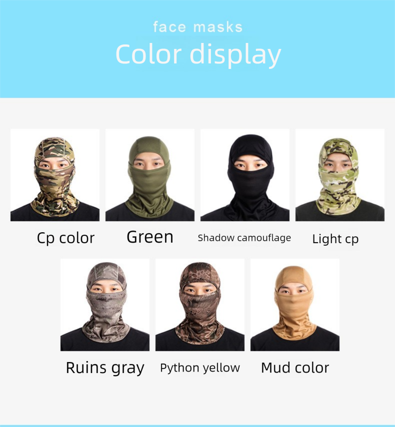 Cross-Border Summer Outdoor Cycling Hat Windproof Sun Protection Single Hole Breathable Mesh Quick-Dry Face Mask_voghion.com
