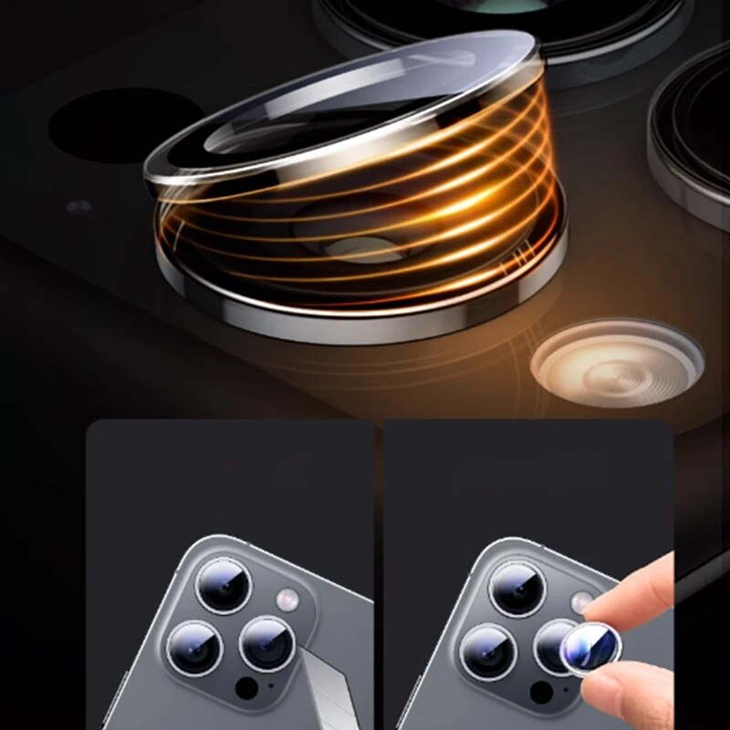 Osłona na obiektyw Samsung Galaxy Ultra Transparent Clear Camera Ring Glass S24 Plus S24+ S24Ultra_voghion.com