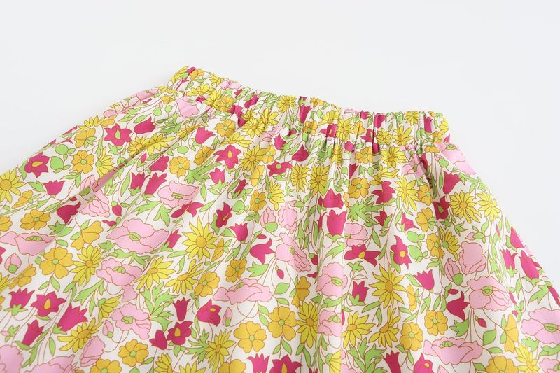 Mutter & Kinder Neue kinder Röcke Mädchen Kleine Blumen Röcke Baby Kleine Blumen Taille Röcke Kleider_voghion.com