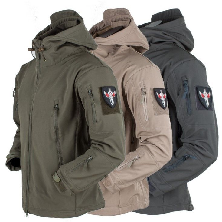 Abbigliamento da uomo Giacca in pile softshell 3 in 1 da uomo e da donna - Giacca con cappuccio antivento, impermeabile e traspirante per escursionismo, campeggio e inverno_voghion.com