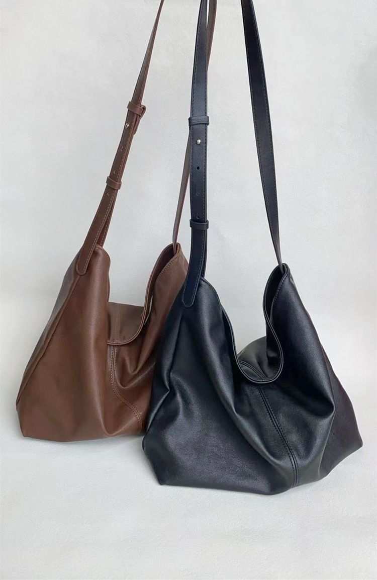 Borsa a tracolla grande con pieghe alla moda 2025, nuovi modelli primavera ed estate, moda squisita, tempo libero, versatile, semplice, per i pendolari_voghion.com