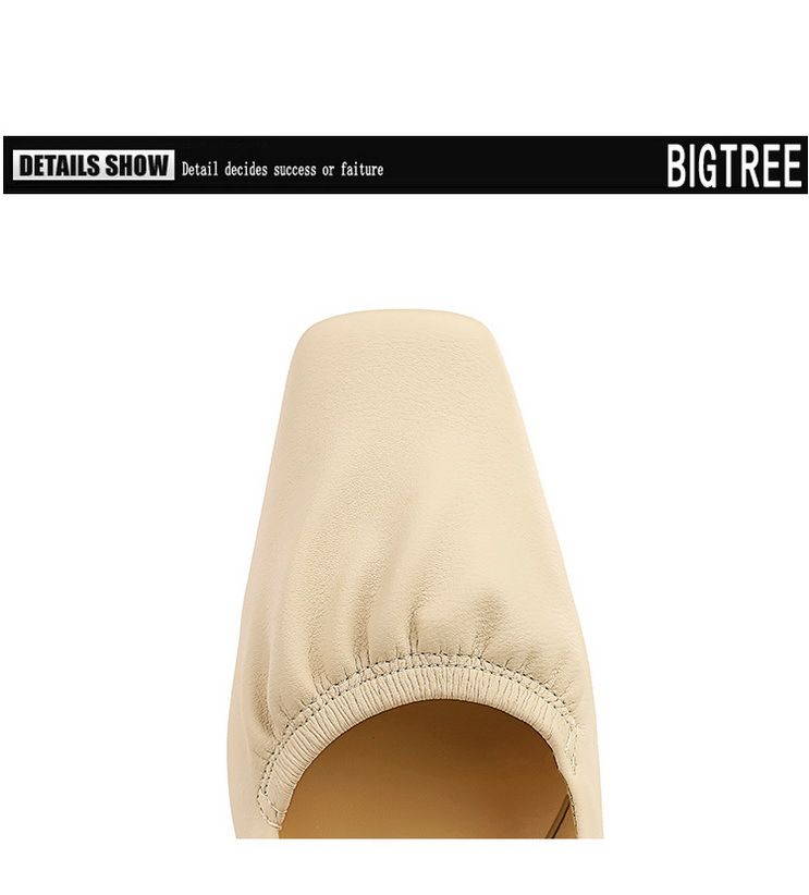 5288-17 Scarpe da donna con tacco medio e spesso, versione coreana, con punta quadrata, punta bassa, strass di perle, dritte_voghion.com