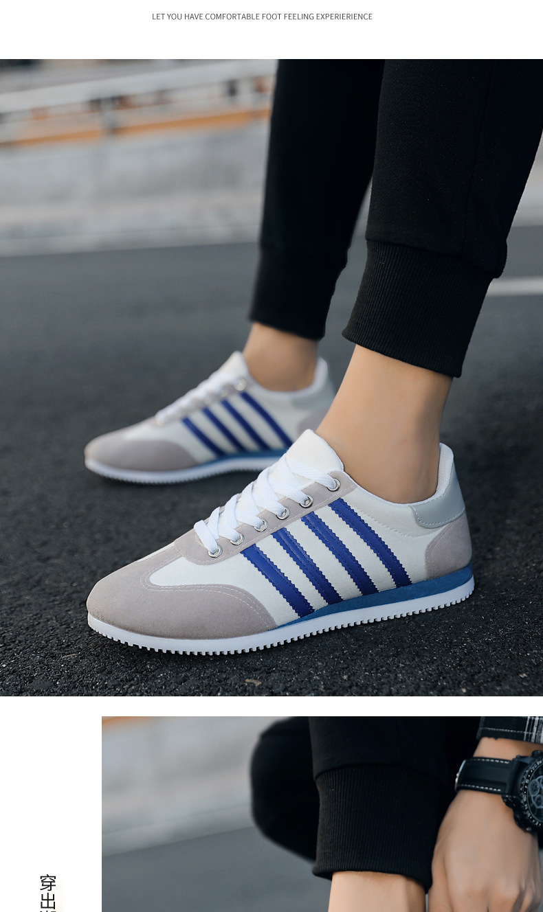 Scarpe da skate da uomo autunno scarpe da corsa con suola morbida davanti in pizzo casual Forrest Gump scarpe moda sneakers da uomo coreane scarpe da uomo_voghion.com