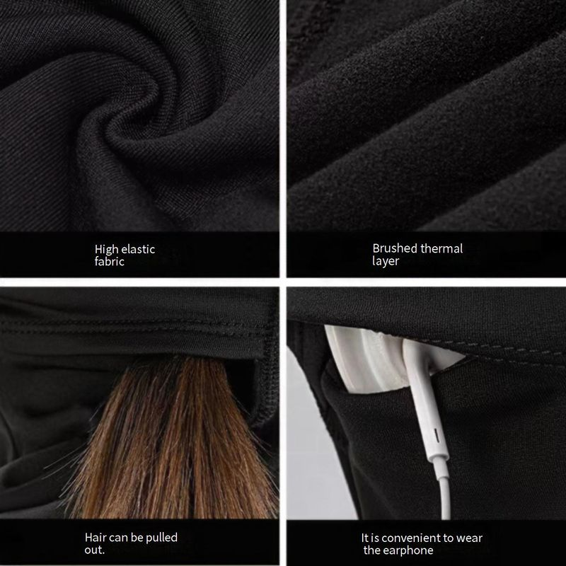 Unisex Windproof ski mask Autumn and winter fleece multi-purpose cycg warm headgear helmet ing_voghion.com