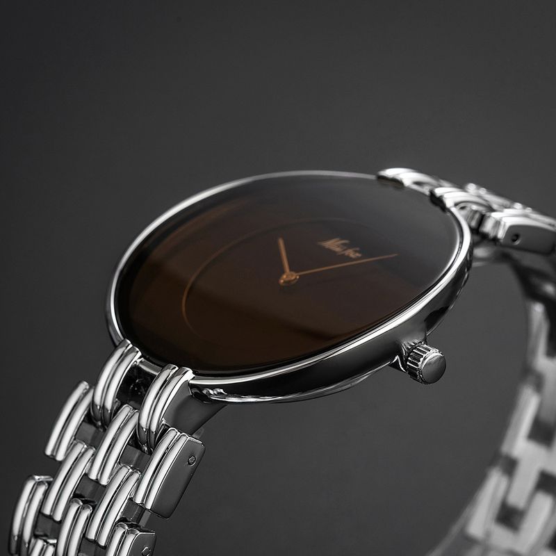 Watch Simple Retro Gold Bracelet High End Disc Middle Aged Men's Watch Couple_voghion.com