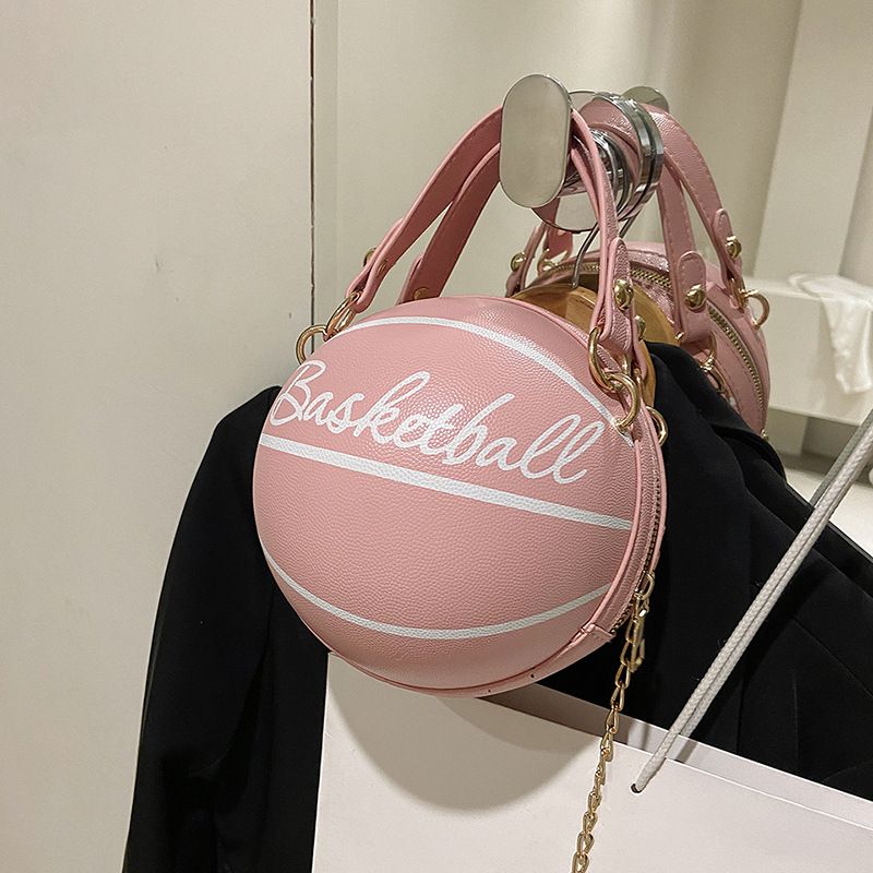 Palla rotonda personalizzata per donna 2024 autunno inverno nuova catena alla moda basket tracolla singola portatile_voghion.com