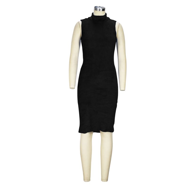 Women's clothing temperament dress and coat two-piece fashion loose long cardigan velvet suit_voghion.com