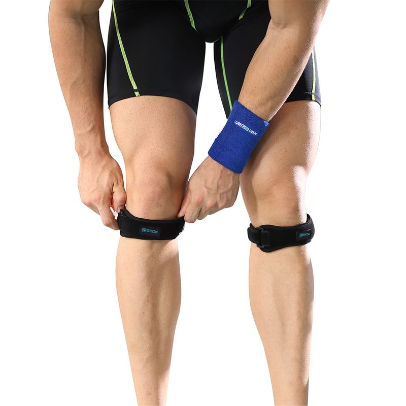 Compression patellar strap sports knee pads for men and women running knee pads absorb shock_voghion.com