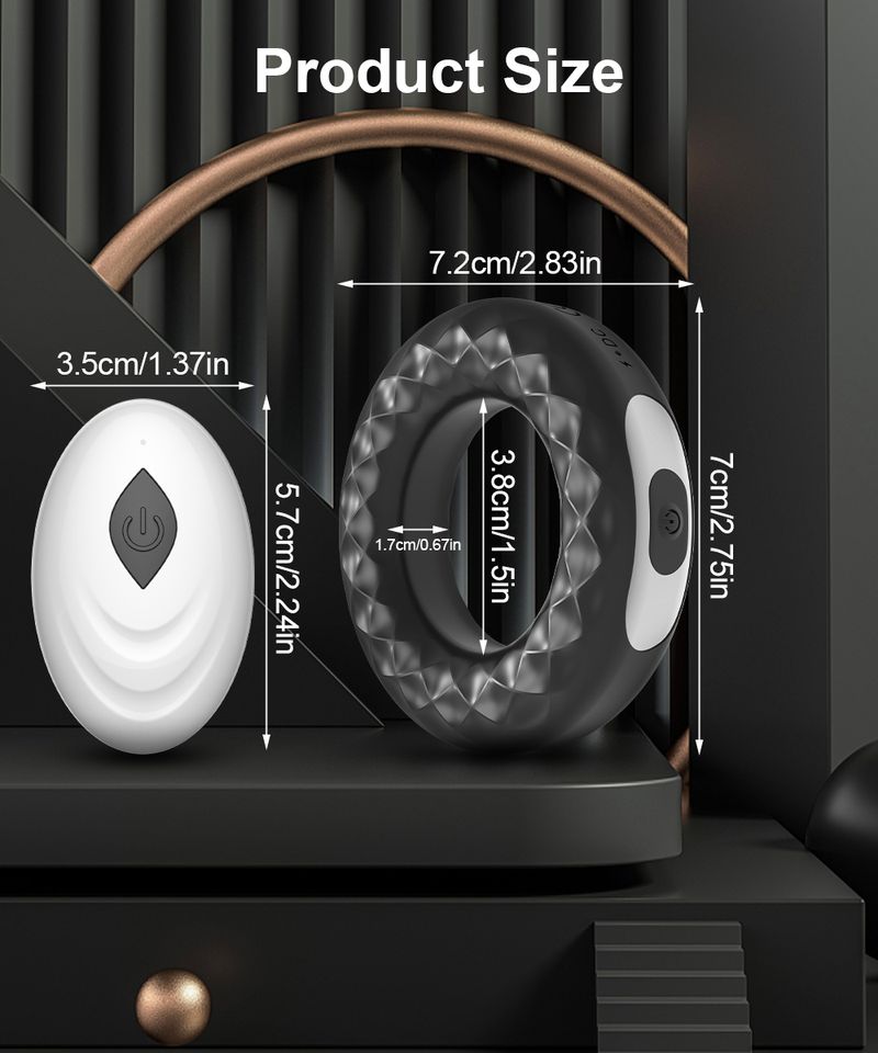 Vibrierende Penis Penis Ring Verzögerung Ejakulation Erektion Hodensack Stimulator Sexspielzeug Für Erwachsene 18 Paar Mann Drahtlose Mastur Batoren_voghion.com