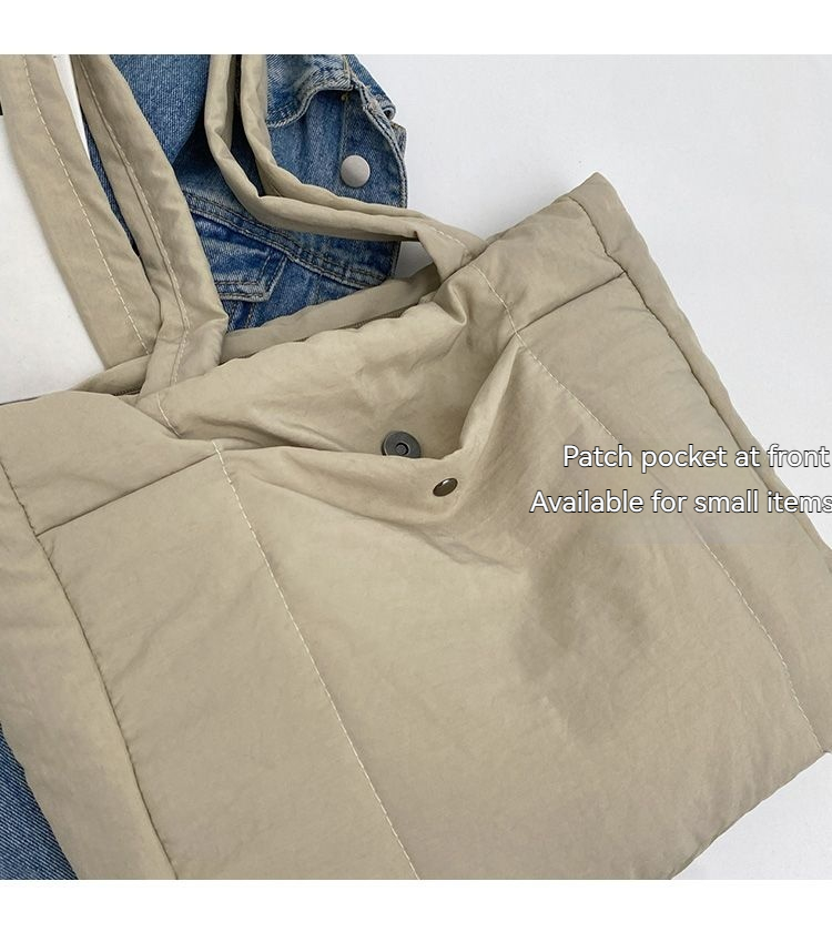 Borsa tote popolare per pendolari di grande capacità autunno/inverno 2024, nuova borsa a tracolla versatile in stile occidentale e per il tempo libero_voghion.com