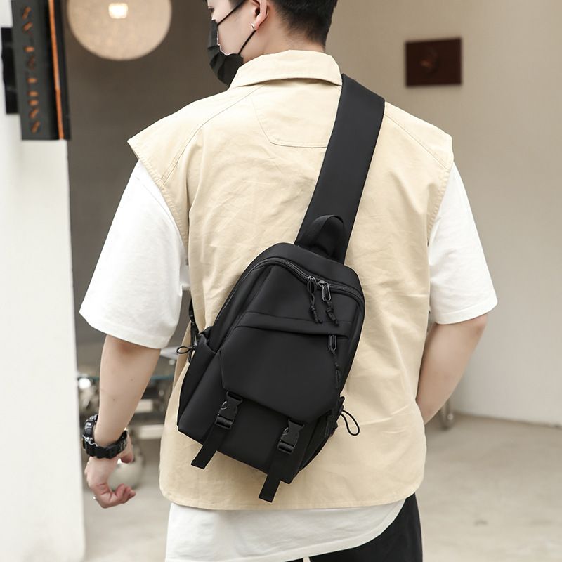 Neue Herren Brust Mode Casual Crossbody Trendy Kleine Einzelne Schulter Tasche Robuste Front Rucksack_voghion.com
