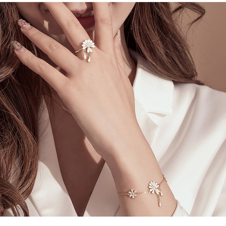 Bracciale Daisy Bloom, bracciale in argento sterling 925 per donna_voghion.com