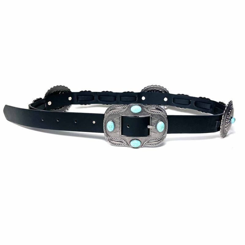 Gonna ampia da donna in stile etnico, cintura decorativa in vita, semplice e alla moda_voghion.com