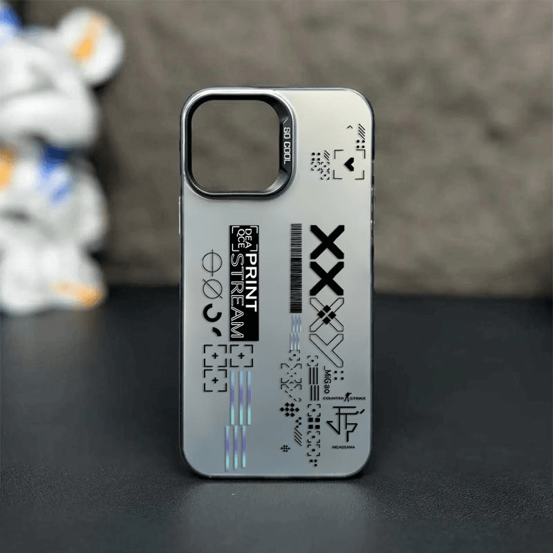 Collezione di stampe CSGO compatibile con iPhone Custodia per telefono iPhone 13 15/13 Pro/15 Pro Max Colore argento_voghion.com