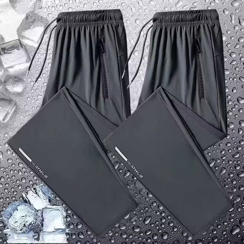 Dünne Arbeitshose für Herren im Frühling und Herbst, strapazierfähig und verschleißfest, mit Reißverschluss und Diebstahlschutztasche, Fußbindung, gerades Rohr, für Jugendliche_voghion.com