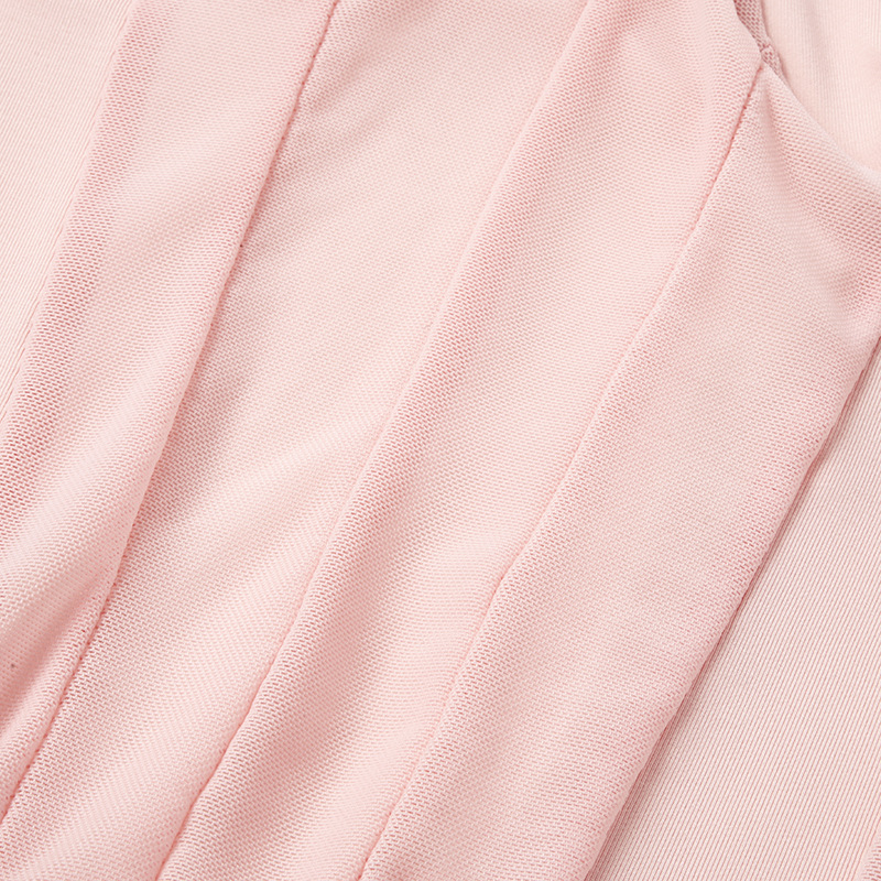 Mono sexy transparente con retazos de malla de encaje sin espalda para mujer_voghion.com