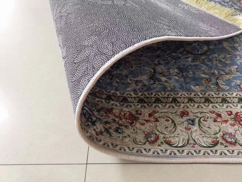 Alfombra de terciopelo de cristal con estampado de flores para sala de estar, dormitorio, textiles para el hogar, alfombra gruesa de tela suave y cómoda_voghion.com