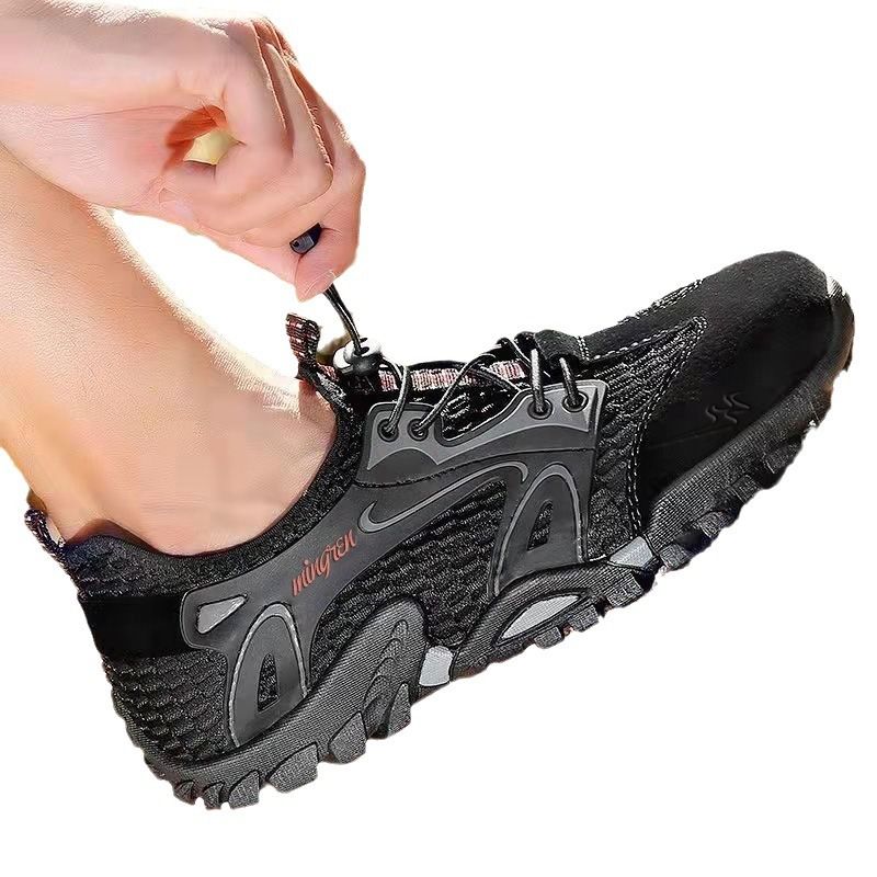 Sandales d'été coréennes imperméables, chaussures de randonnée tendance, légères et décontractées pour hommes_voghion.com