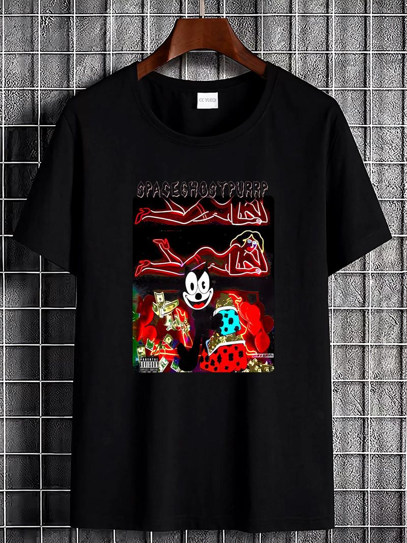 Best Match Spaceghostpurrp Klassisches beliebtes Premium-T-Shirt für Herren, Größe S-5XL, vielseitige Homme-Dehnkleidung für Grafikdesigner, leicht weich_voghion.com