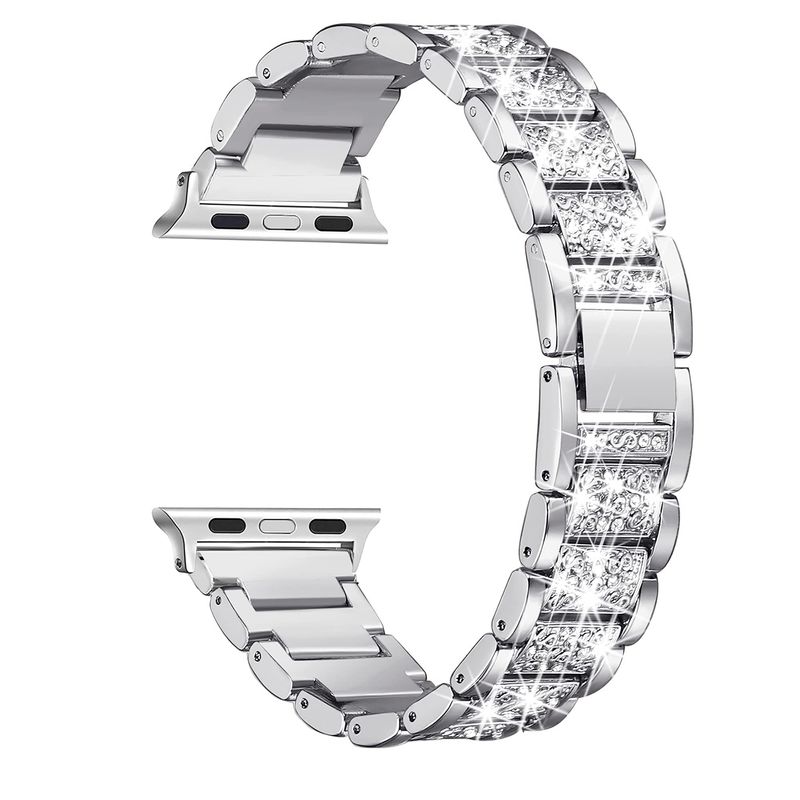 Ehete keti rihm Kellarihmale 40 41mm 44mm 42mm 38mm Loop käevõru teemant randmepael iWatch seeria 7 6 5 4 3 SE_voghion.com