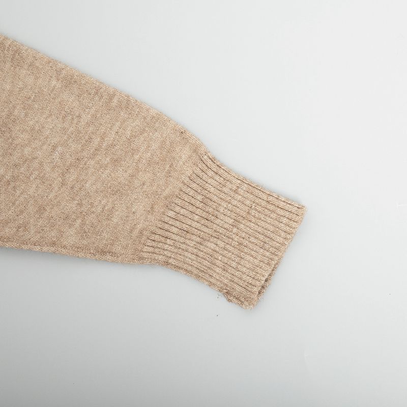 Abbigliamento da donna, completo con maglione a collo alto, nuovo, casual, largo, pigro, pantaloni lavorati a maglia ispessiti_voghion.com