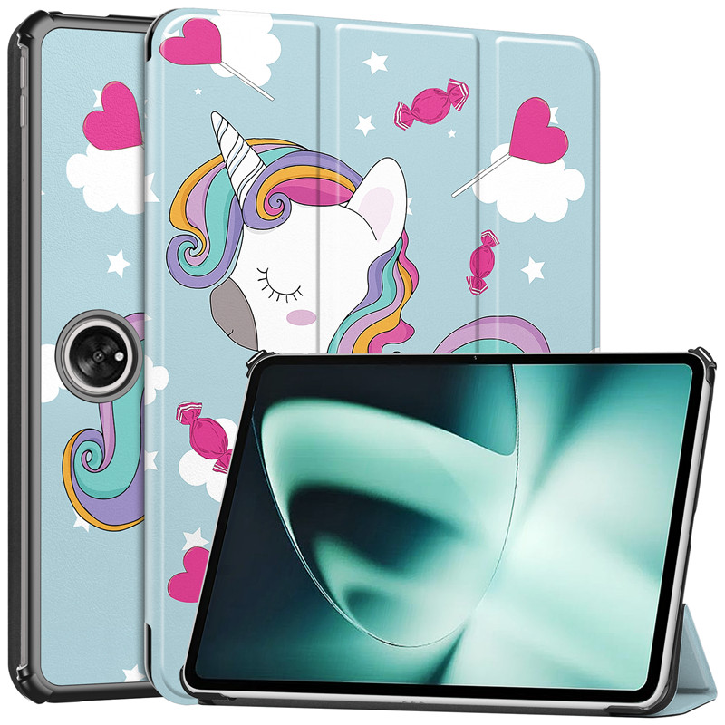 For OPPO Pad 2 Case Painted Smart Leather Hard Cover for Coque Oneplus Pad Tablet Case For Funda OPPO Pad2 11.61 Inch #S_voghion.com