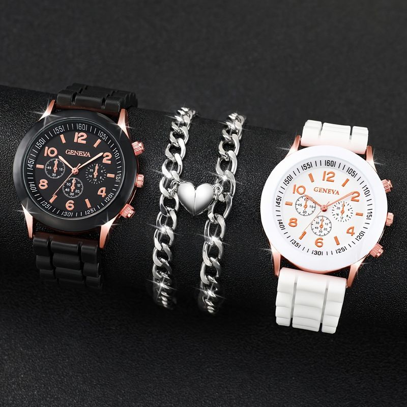 Siliconen Casual Quartz en Sieraden Dameshorloge_voghion.com