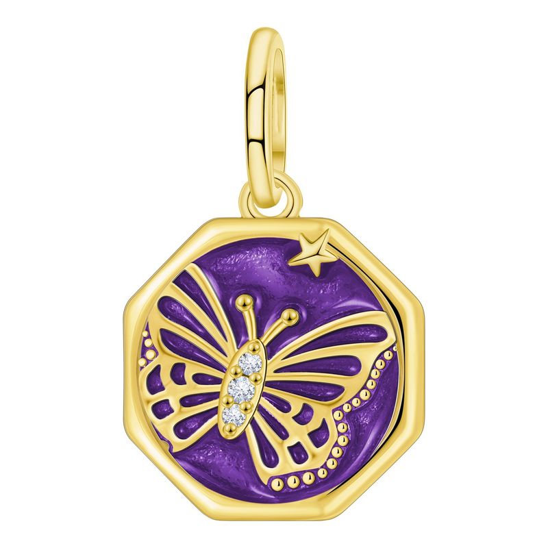 Women's Jewelry Insect Dragonfly Butterfly Firefly Charm Pendant Beads Jewelry With Bracelet Pieces White Copper Plated Silver_voghion.com
