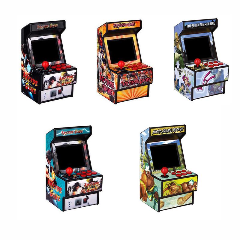 Video Game Consoles 156 Mini Arcade Games Handheld Game Consoles Classic Retro 16 Bit Handheld Street Fighter Fighting_voghion.com
