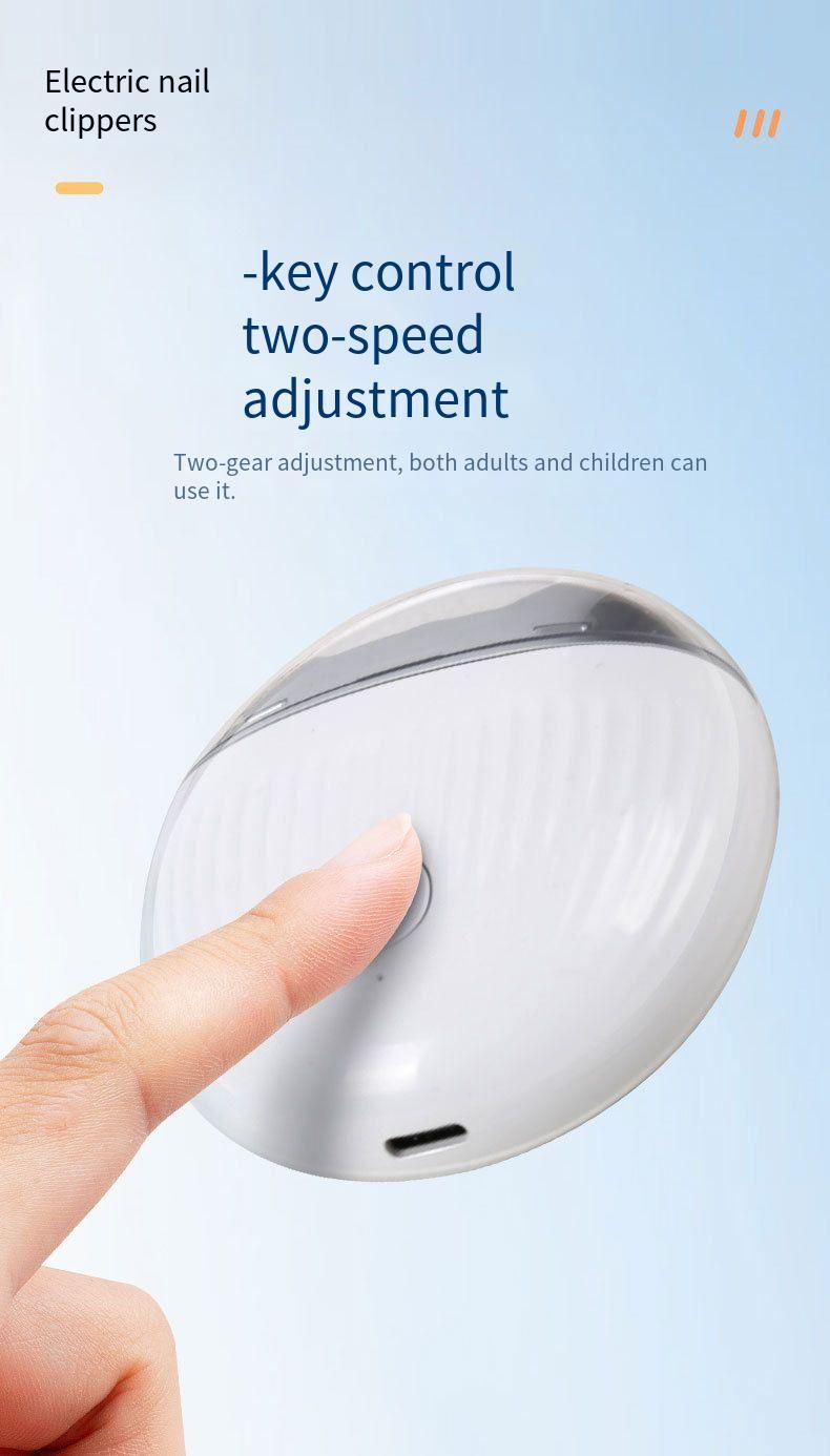 Automatischer Nagelknipser mit Schleiffunktion für Kinder, Einklemmschutz, multifunktionaler Nagelschleifer für den Heimgebrauch_voghion.com