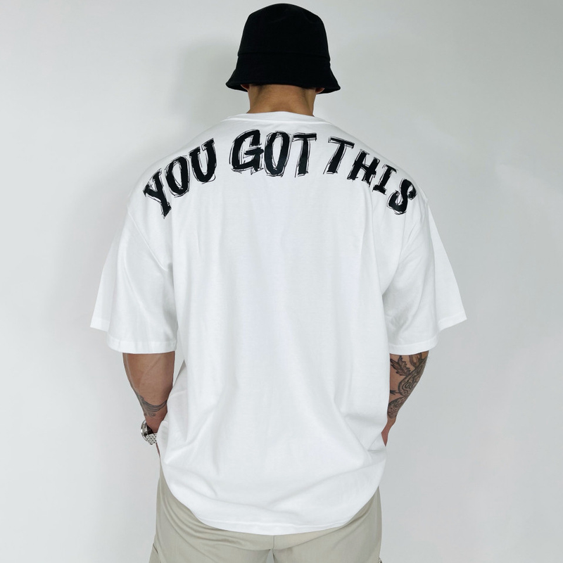 Muscle Summer New Men's Sports Running Fitness Roll Iron Training T-shirt coreana a maniche corte oversize taglia ampia_voghion.com