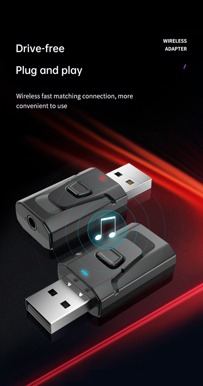 Auriculares Bluetooth H7 para TV, inalámbricos, con micrófono, adaptador USB, cancelación de ruido, estéreo, plegables, graves para TV_voghion.com