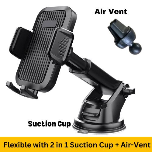 360°Car Phone Holder Universal Mount Mobile Windshield Dashboard/Air Vent Desk_voghion.com