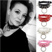 Fashionable Multi-layer Leather Wide Bracelet Personalized And Domineering Skeleton Rivet Punk Street Dance Bracelet Accessory_voghion.com