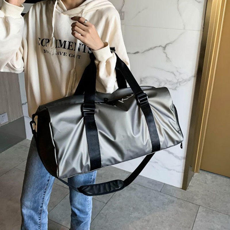 Waterproof Travel Outdoor Rolling Luggage Duffel Bag Gym Bag With Wet And Dry Separation Sports Backpack_voghion.com