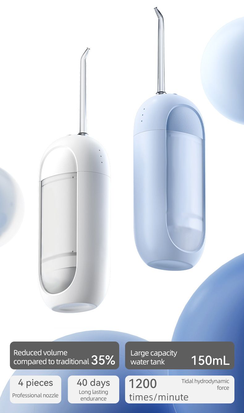 Dispositivo de limpeza e descarga de extensão dentária elétrica portátil M1 cápsula, compacto e fácil de transportar para ortodontia_voghion.com