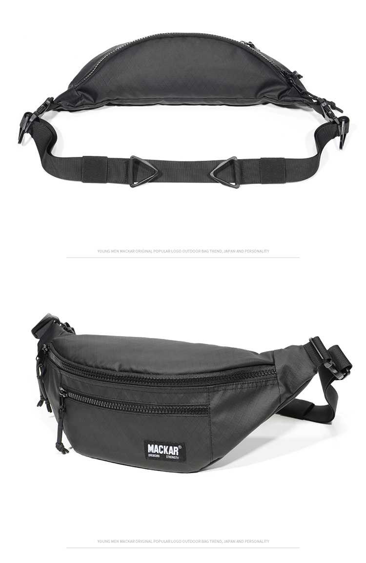 Fashionable new sports waist bag, single shoulder crossbody waterproof outdoor travel multifunctional bag_voghion.com