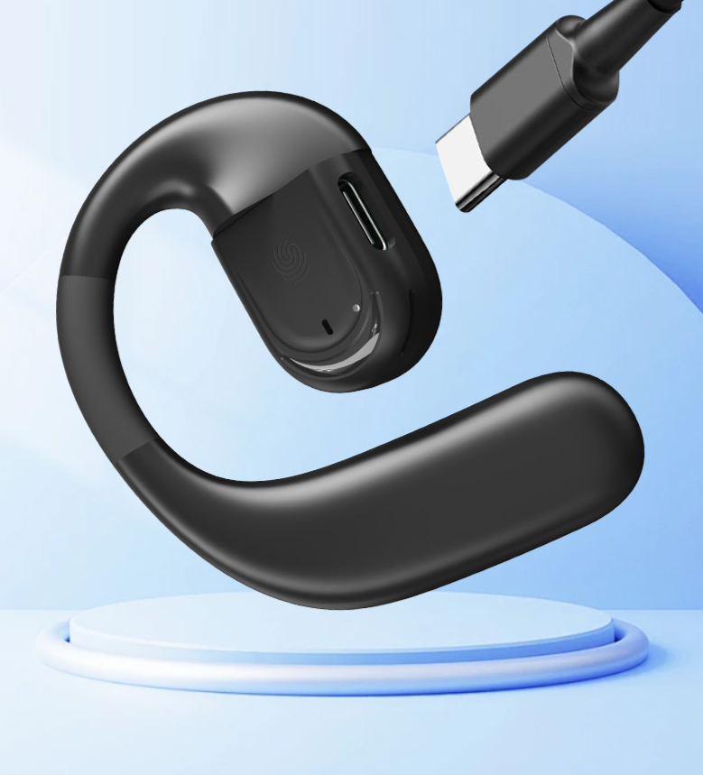 Nuovi auricolari Bluetooth OWS YJ78, auricolari sportivi wireless rotanti indossabili sinistro e destro, auricolari aperti, antirumore, non in-ear_voghion.com