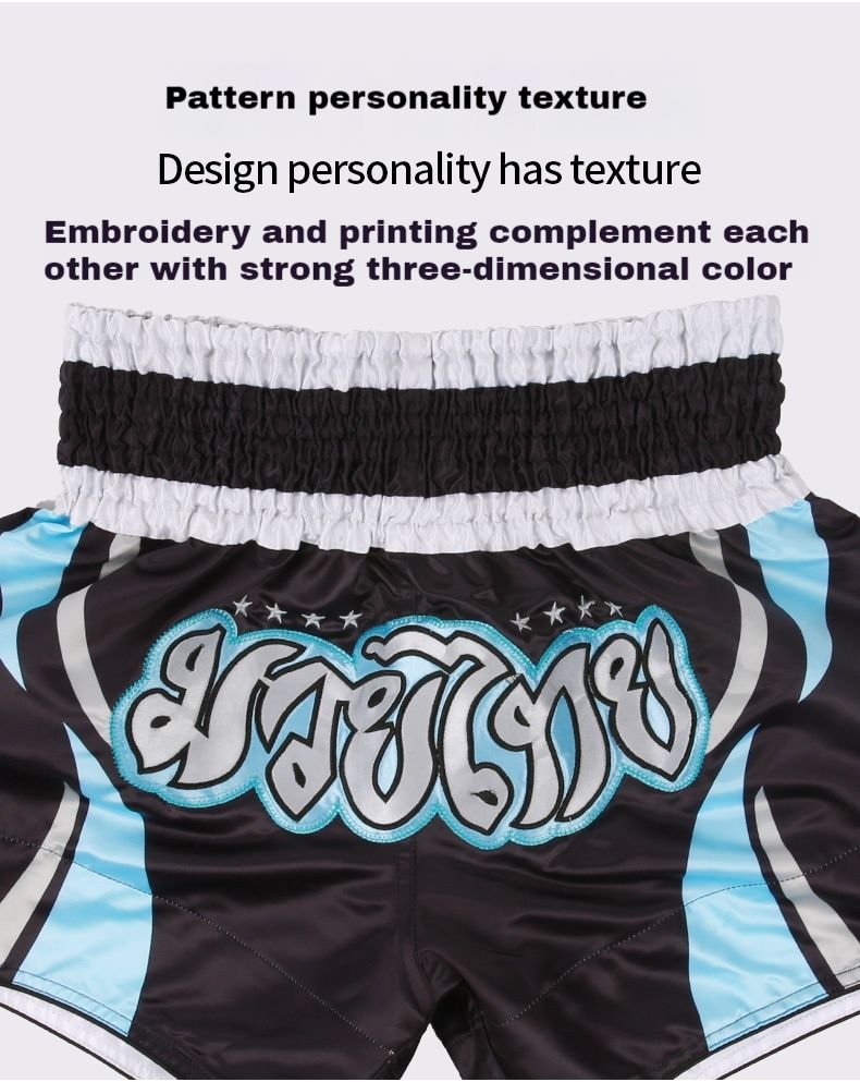 ANOHERBOXER Retro Muay Thai hlače MMA mešane borilne veščine One Fighting tekmovanje kratke hlače Sanda Wushu_voghion.com