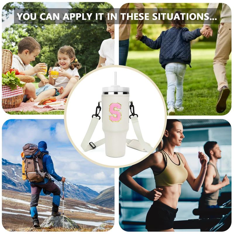 Ice Tyrant Becher-Taschengurt, verstellbarer Auto-Wasserflaschenbezug, Kälteisolierungsschutz, Becherbezug_voghion.com