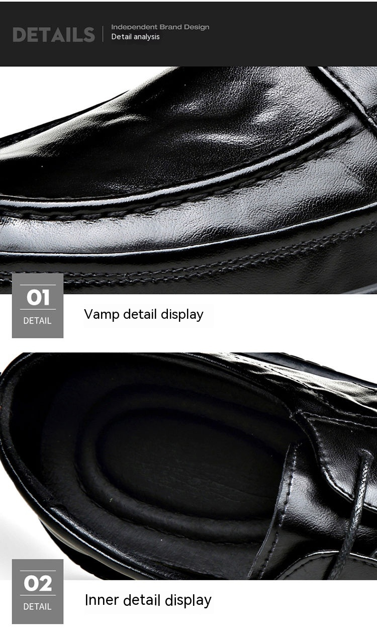 Automne nouvelle robe d'affaires décontracté Style britannique véritable Derby chaussures haut de gamme hommes en cuir_voghion.com